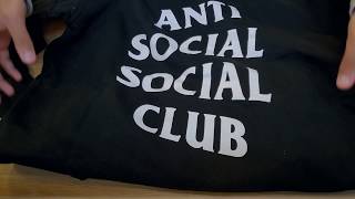 anti social social club hoodie authentic