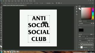 anti social social club logo font