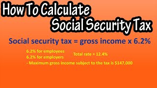 how to calculate social security tax on paycheck