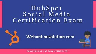 hubspot social media certification answers