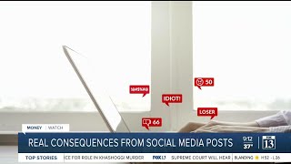postings made to social media consequences