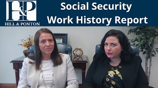 social security employment history report