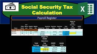 social security tax calculation